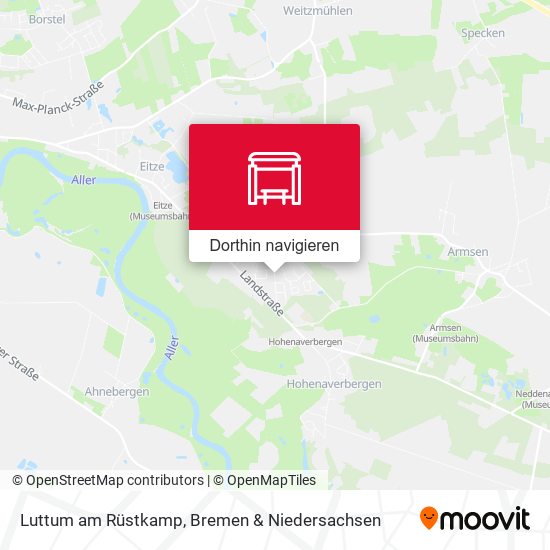 Luttum am Rüstkamp Karte
