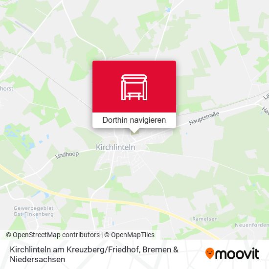 Kirchlinteln am Kreuzberg / Friedhof Karte