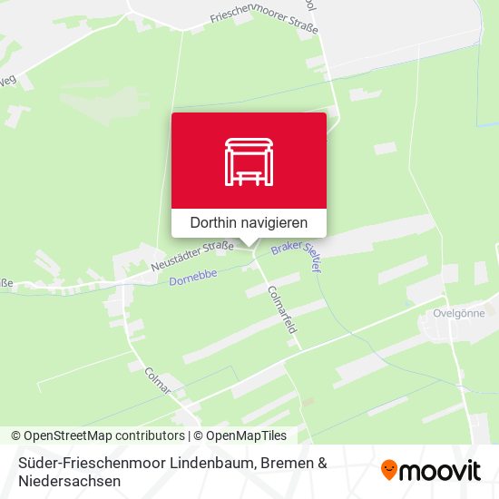 Süder-Frieschenmoor Lindenbaum Karte