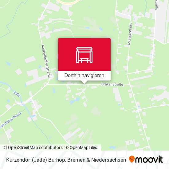 Kurzendorf(Jade) Burhop Karte