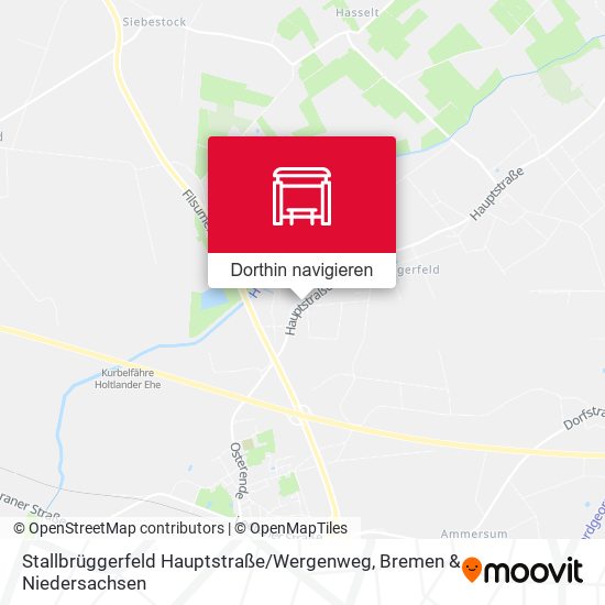 Stallbrüggerfeld Hauptstraße / Wergenweg Karte