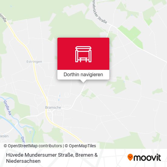 Hüvede Mundersumer Straße Karte