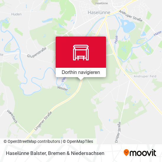 Haselünne Balster Karte