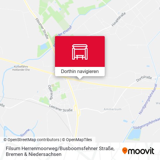 Filsum Herrenmoorweg / Busboomsfehner Straße Karte