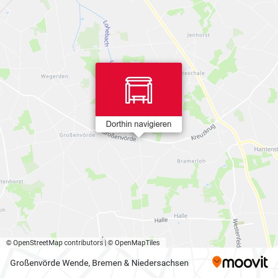 Großenvörde Wende Karte