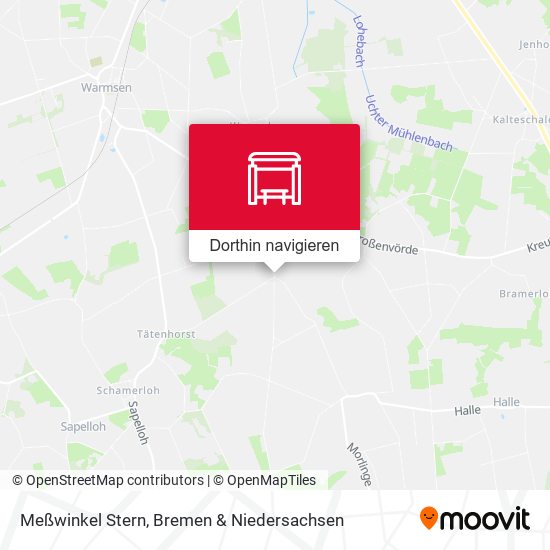 Meßwinkel Stern Karte