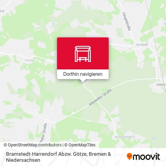 Bramstedt-Harrendorf Abzw. Götze Karte