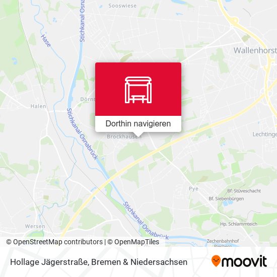 Hollage Jägerstraße Karte