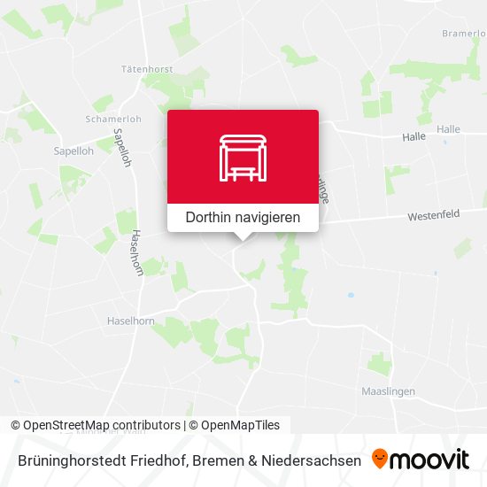 Brüninghorstedt Friedhof Karte