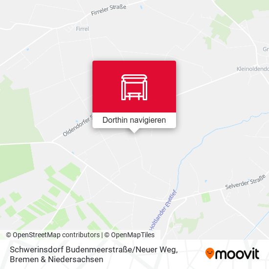 Schwerinsdorf Budenmeerstraße / Neuer Weg Karte