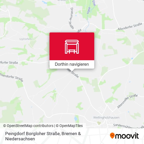 Peingdorf Borgloher Straße Karte