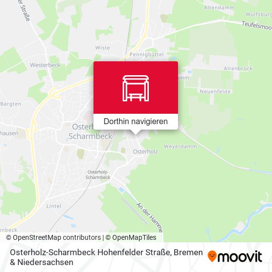 Osterholz-Scharmbeck Hohenfelder Straße Karte