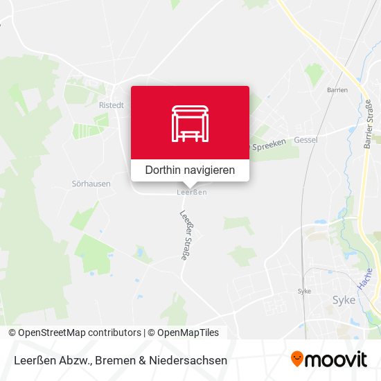Leerßen Abzw. Karte