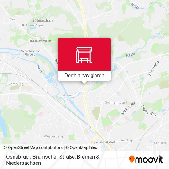 Osnabrück Bramscher Straße Karte