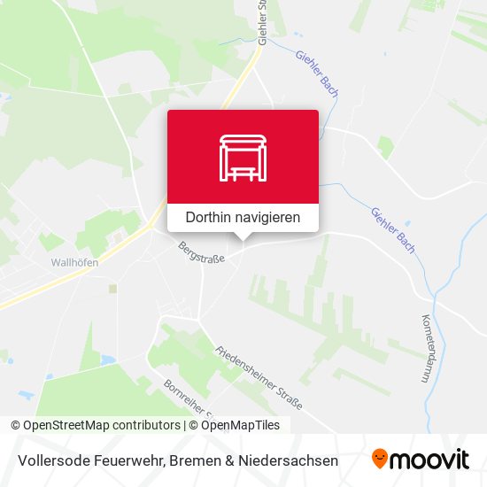 Vollersode Feuerwehr Karte