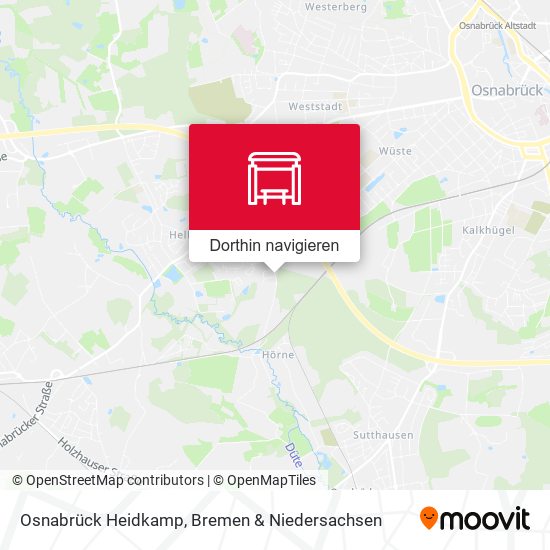 Osnabrück Heidkamp Karte