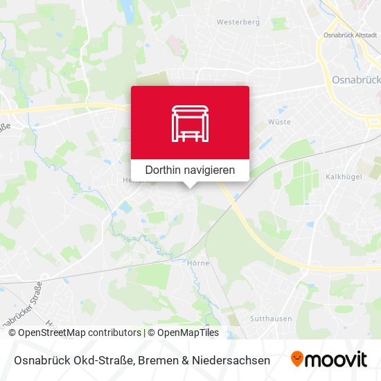 Osnabrück Okd-Straße Karte