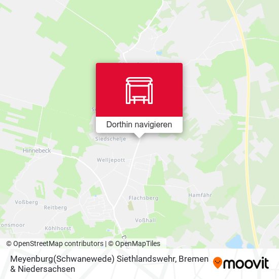 Meyenburg(Schwanewede) Siethlandswehr Karte