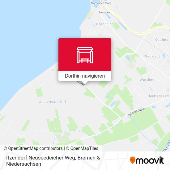 Itzendorf Neuseedeicher Weg Karte