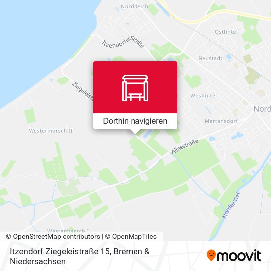 Itzendorf Ziegeleistraße 15 Karte