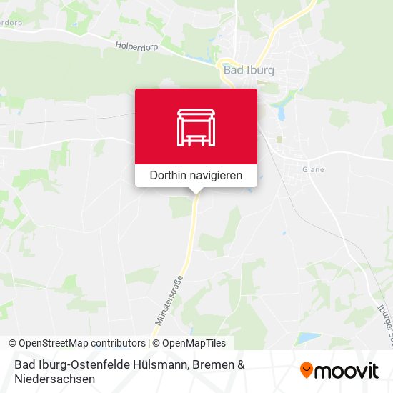 Bad Iburg-Ostenfelde Hülsmann Karte