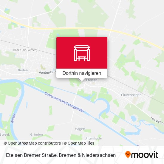 Etelsen Bremer Straße Karte