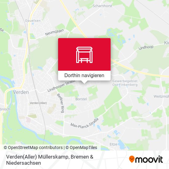 Verden(Aller) Müllerskamp Karte