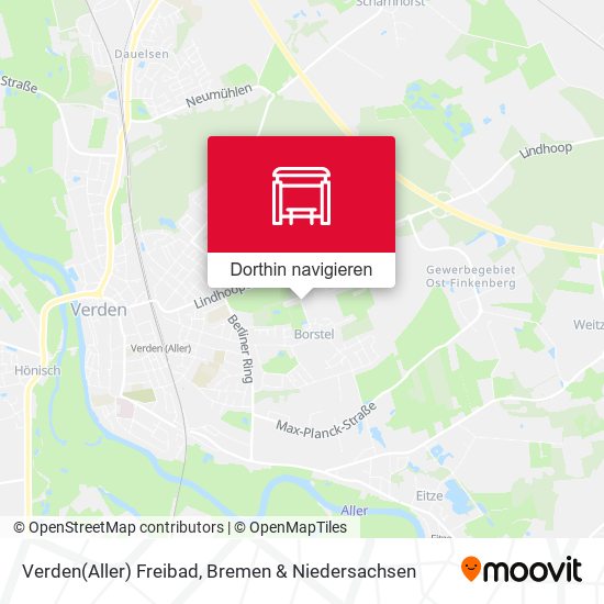 Verden(Aller) Freibad Karte
