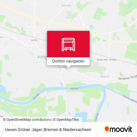 Uesen Grüner Jäger Karte