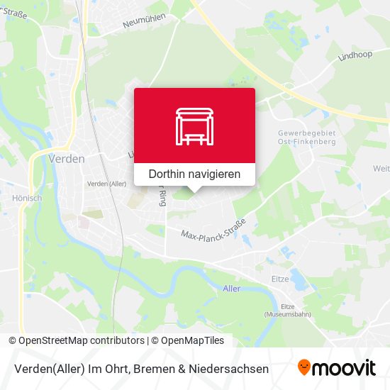 Verden(Aller) Im Ohrt Karte