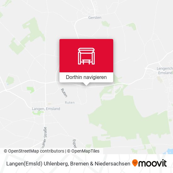 Langen(Emsld) Uhlenberg Karte
