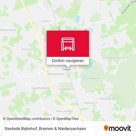 Rastede Bahnhof Karte