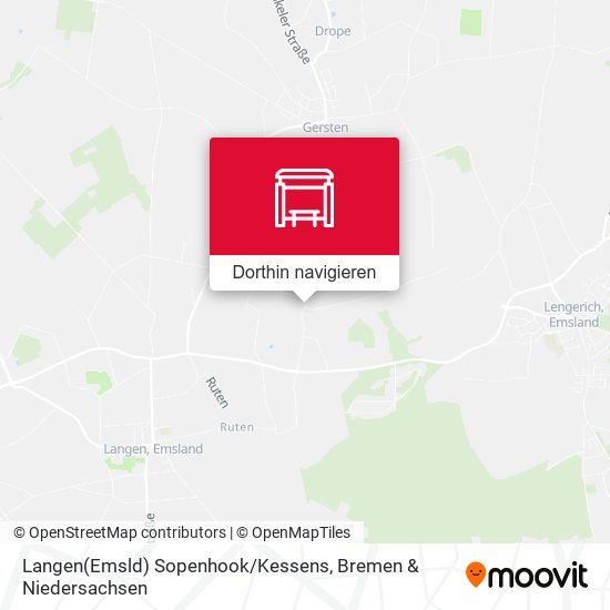 Langen(Emsld) Sopenhook / Kessens Karte