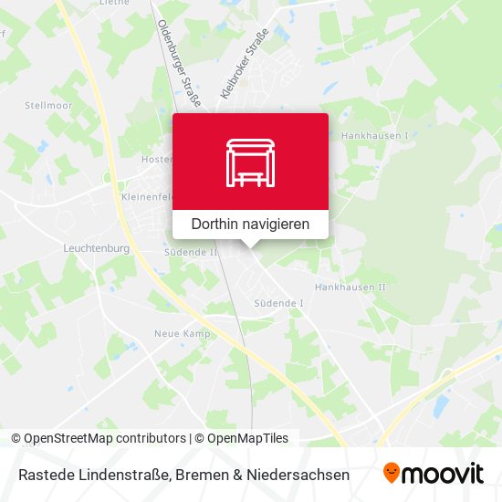 Rastede Lindenstraße Karte