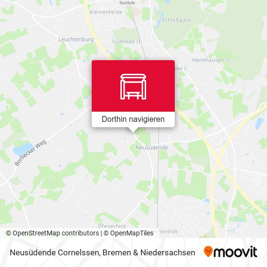 Neusüdende Cornelssen Karte