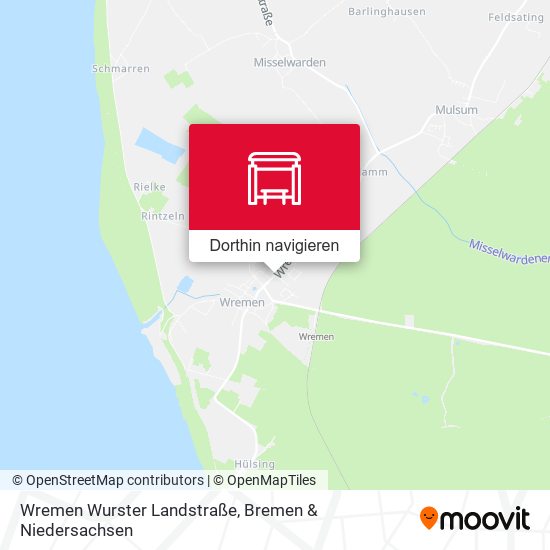 Wremen Wurster Landstraße Karte