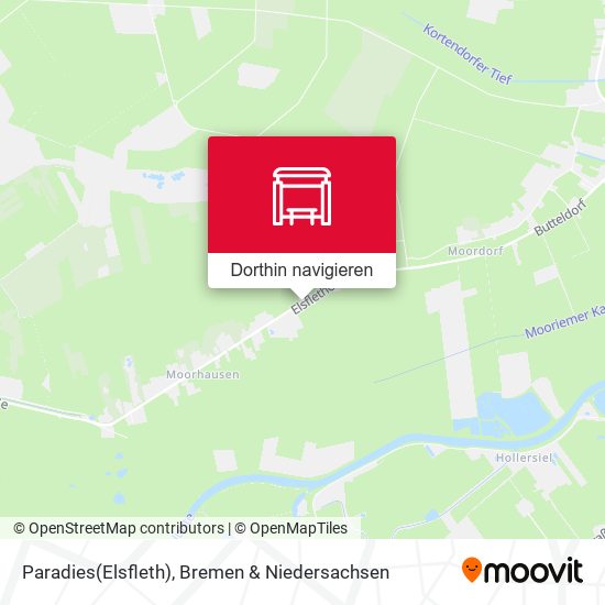Paradies(Elsfleth) Karte