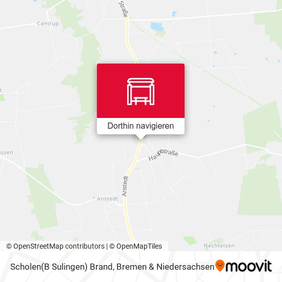 Scholen(B Sulingen) Brand Karte