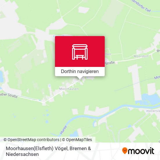 Moorhausen(Elsfleth) Vögel Karte