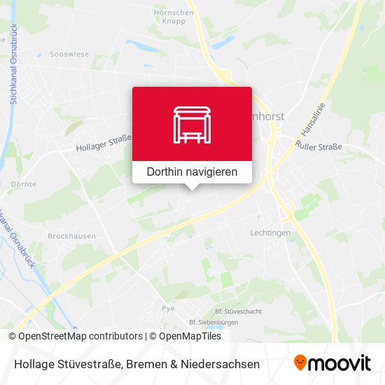 Hollage Stüvestraße Karte