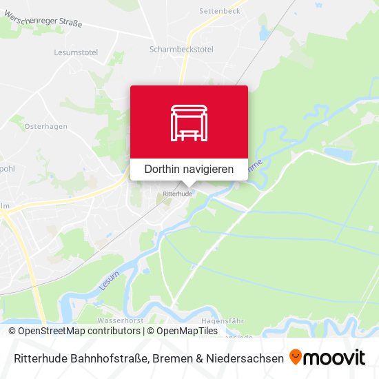 Ritterhude Bahnhofstraße Karte