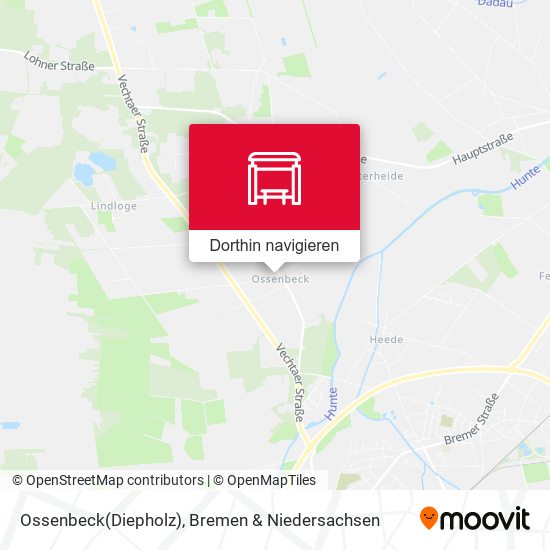 Ossenbeck(Diepholz) Karte