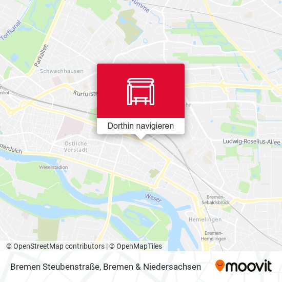 Bremen Steubenstraße Karte