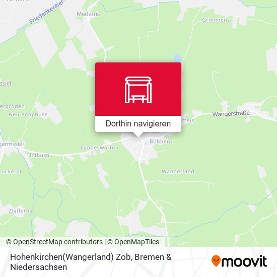 Hohenkirchen(Wangerland) Zob Karte