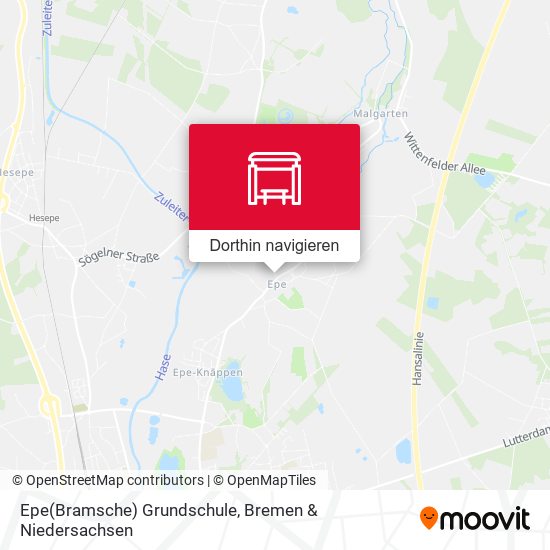 Epe(Bramsche) Grundschule Karte