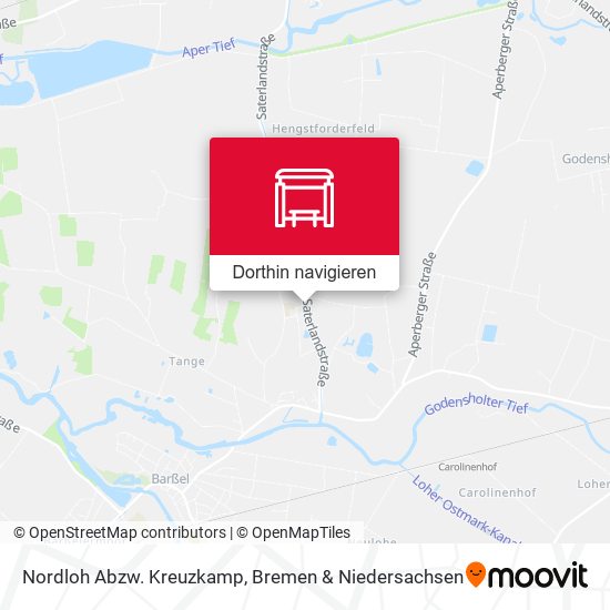 Nordloh Abzw. Kreuzkamp Karte