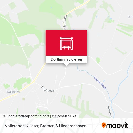 Vollersode Klüster Karte