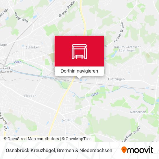 Osnabrück Kreuzhügel Karte