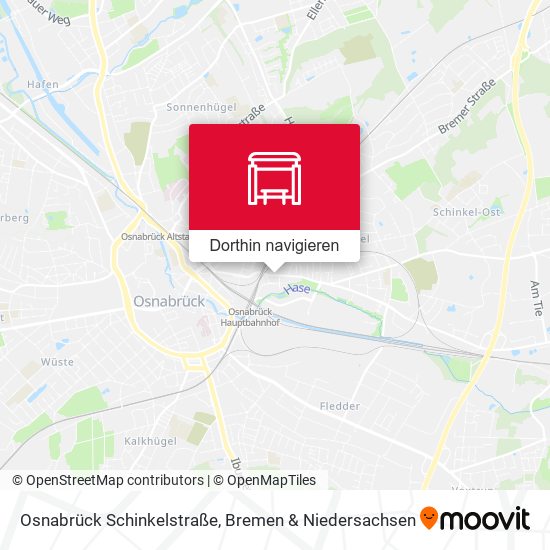 Osnabrück Schinkelstraße Karte