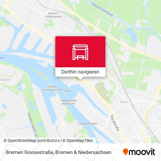 Bremen Goosestraße Karte